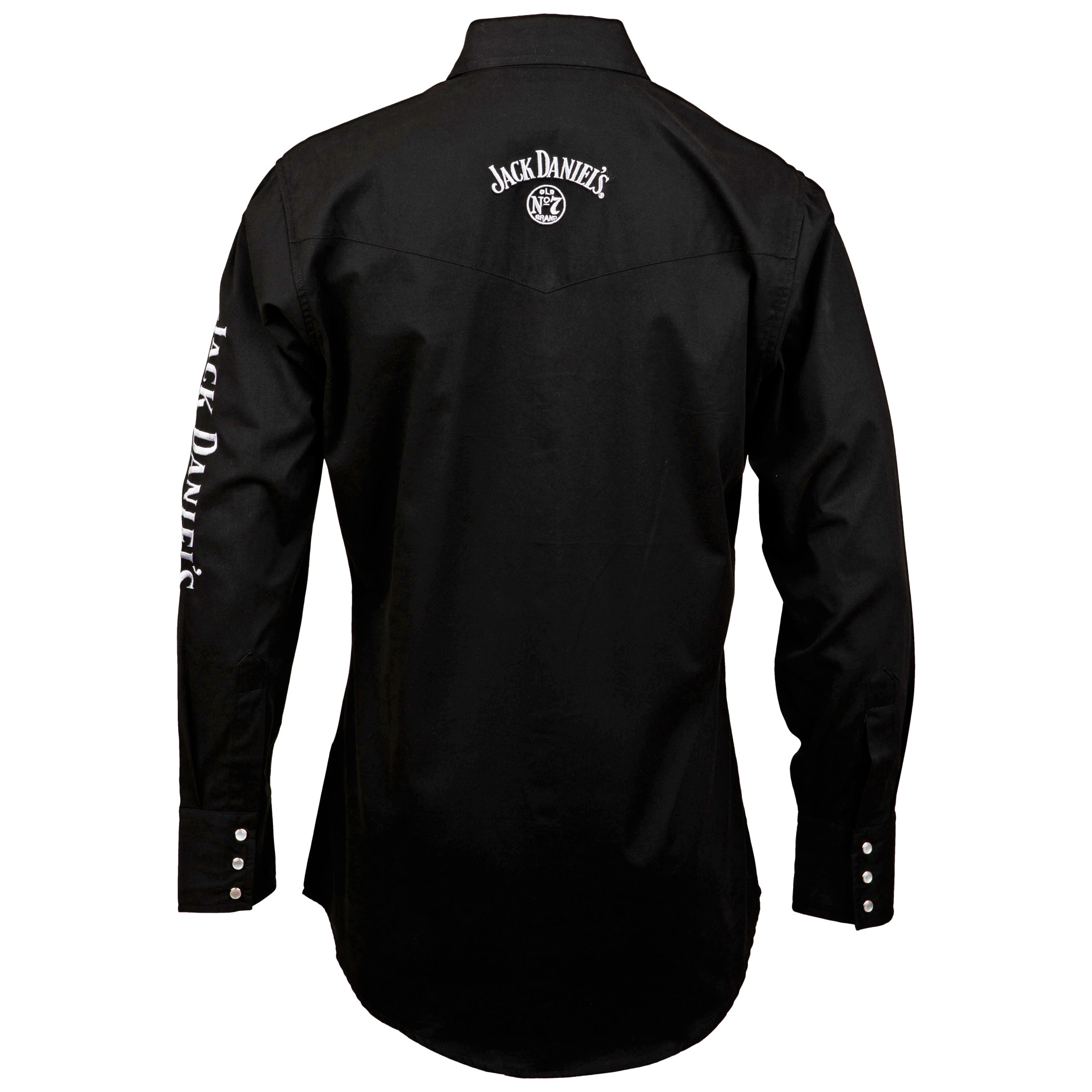 Jack Daniel's Button-Up Long-Sleeve Shirt - Black